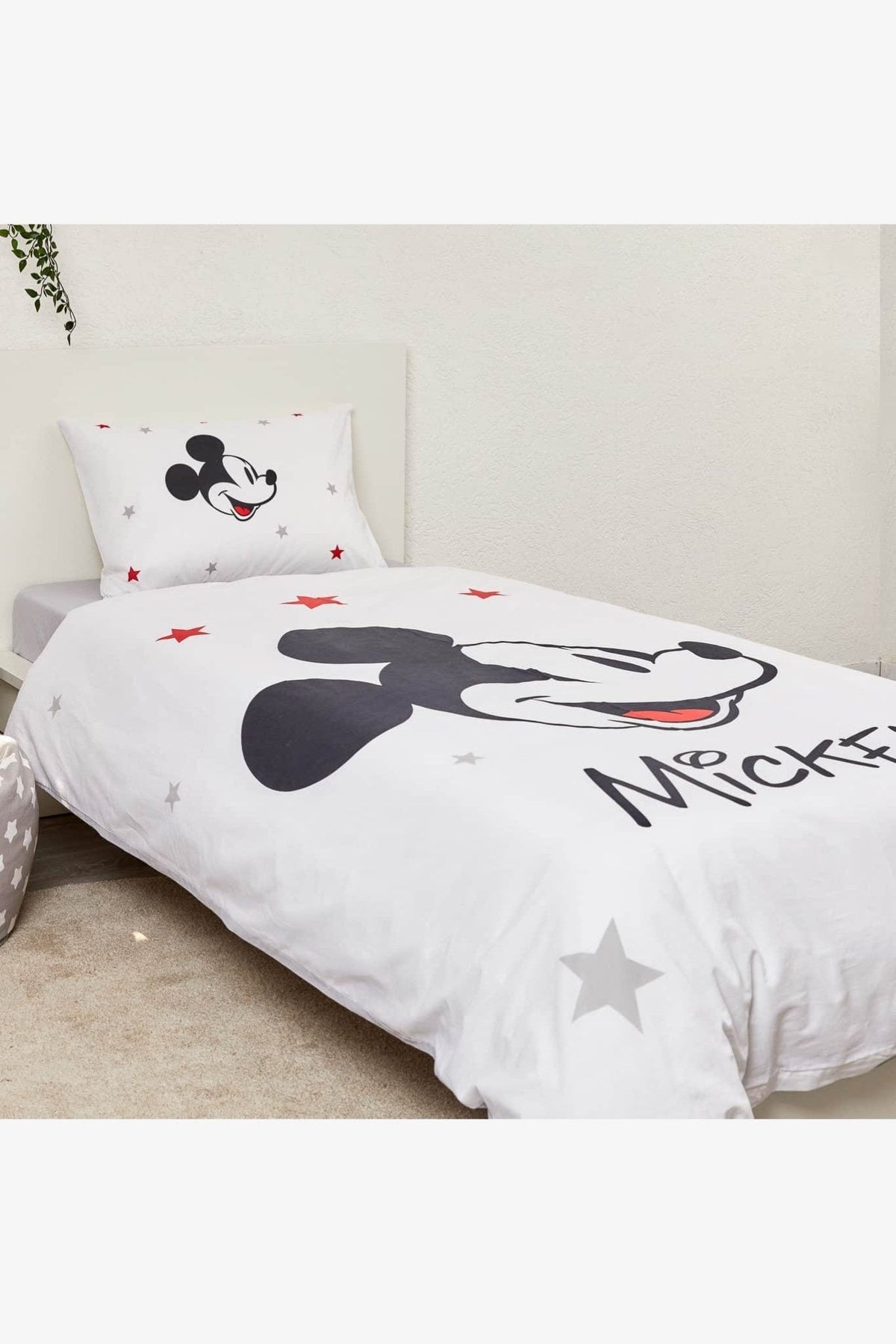 DISNEY - סט מצעים מיטה וחצי לילדים MICKEY כוכבים - MASHBIR//365
