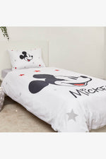 DISNEY - סט מצעים מיטה וחצי לילדים MICKEY כוכבים - MASHBIR//365