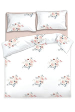 Private Collection - סט מצעים מיטה זוגית 160/200 ס"מ כותנה דגם LEO גוון פרחוני - MASHBIR//365