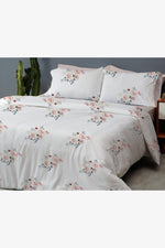 Private Collection - סט מצעים מיטה זוגית 160/200 ס"מ כותנה דגם LEO גוון פרחוני - MASHBIR//365