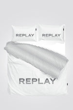 REPLAY - סט מצעים כותנה סאטן דגם MANHATTAN 200X160 - MASHBIR//365