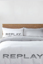 REPLAY - סט מצעים כותנה סאטן דגם MANHATTAN 200X90 - MASHBIR//365