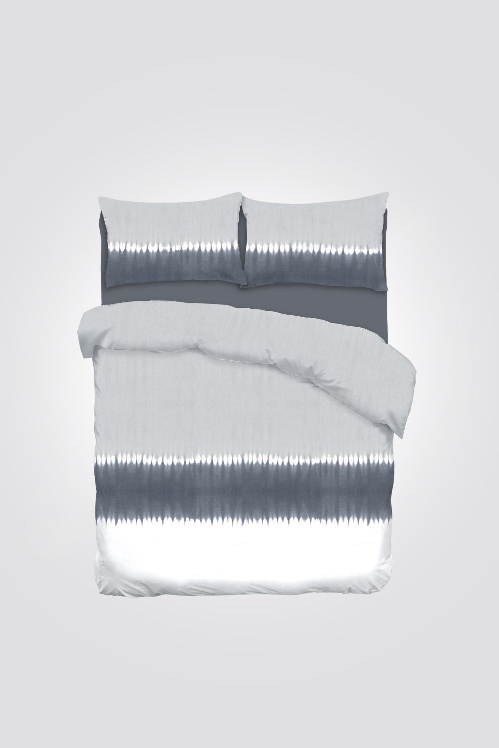 Private Collection - סט מצעים זוגי 180/200 ס"מ 100% כותנה דגם ספיר גוון אפור' - MASHBIR//365