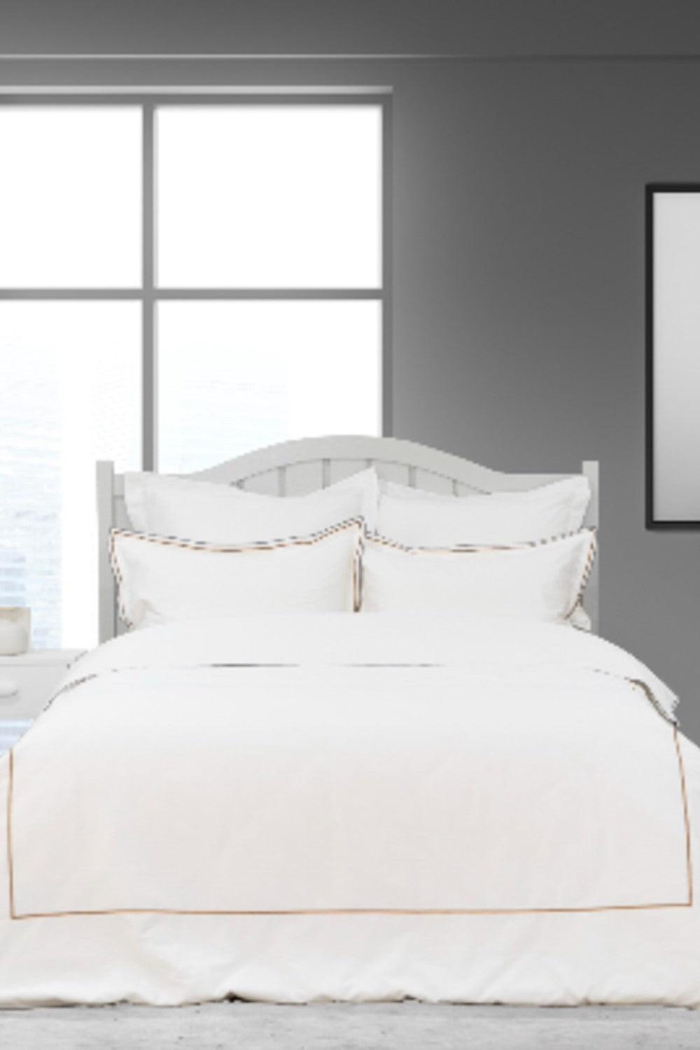 KENNETH COLE - סט מצעים זוגי 5 חלקים 160/200 כותנה סאטן PETAL - MASHBIR//365