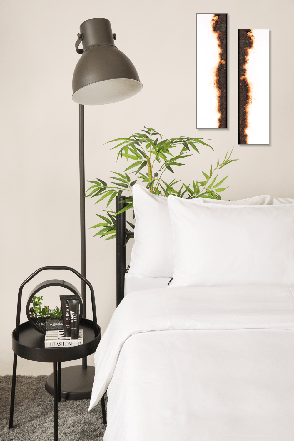 KENNETH COLE - סט מצעים זוגי רחב 180/200 ס"מ כותנה סאטן דגם Daria - MASHBIR//365