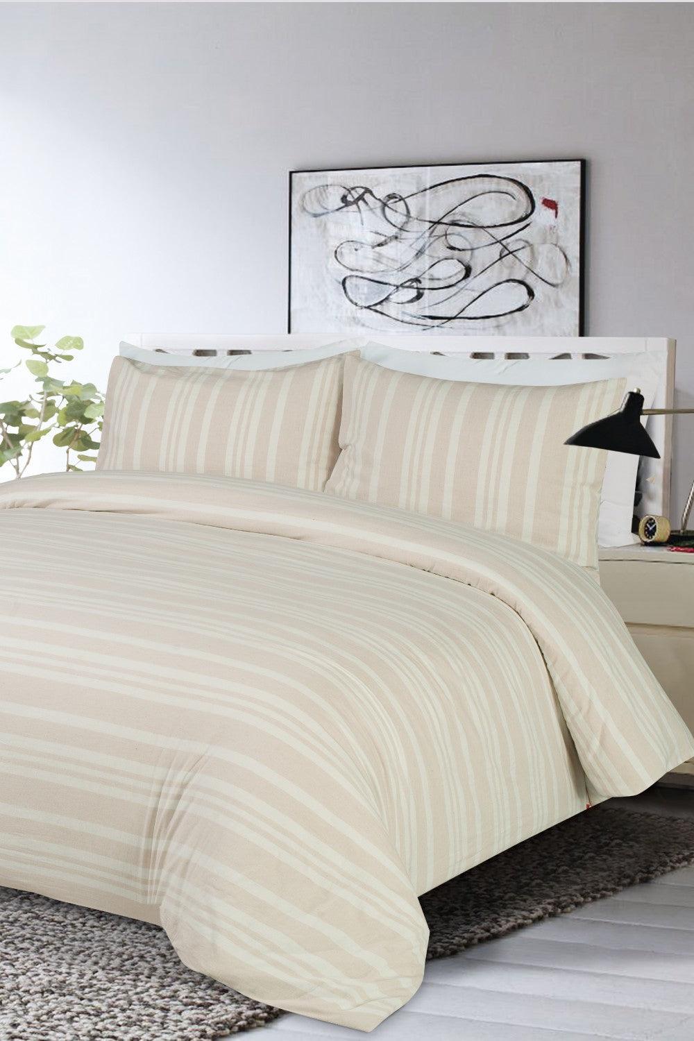 KENNETH COLE - סט מצעים זוגי רחב 180/200 כותנה דגם COZY - MASHBIR//365