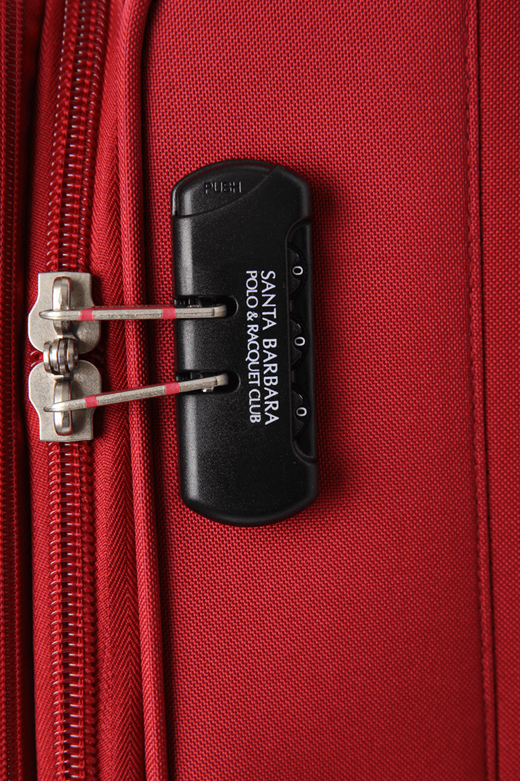 SANTA BARBARA POLO & RAQUET CLUB - סט מזוודות FLORIDA בצבע אדום - MASHBIR//365