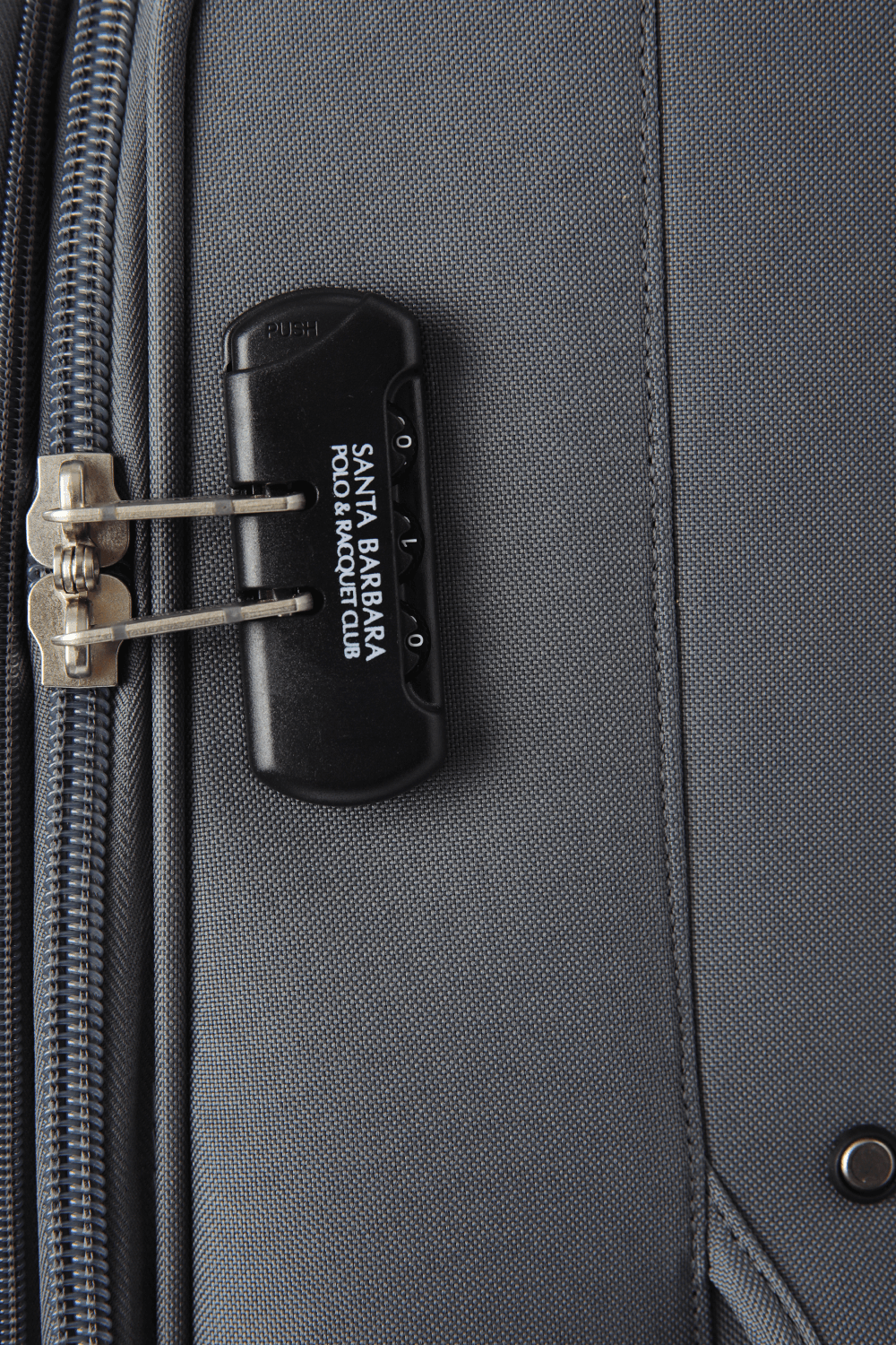 SANTA BARBARA POLO & RAQUET CLUB - סט מזוודות FLORIDA בצבע אפור כהה - MASHBIR//365