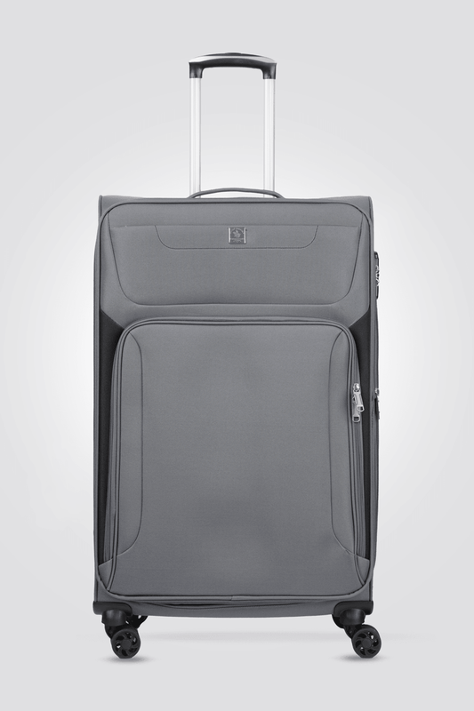 SANTA BARBARA POLO & RAQUET CLUB - סט מזוודות FLORIDA בצבע אפור כהה - MASHBIR//365