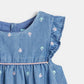 OBAIBI - סט שמלת ג'ינס וטייץ ורוד לתינוקות - MASHBIR//365 - 3