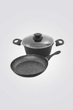 PYREX - סט סיר 24 ס"מ + מחבת 24 ס"מ Everyday - MASHBIR//365