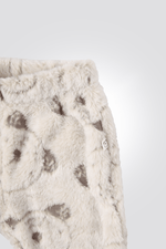 DELTA - סט חולצה ומכנסיים מבד פליז TEDDY BEAR - MASHBIR//365