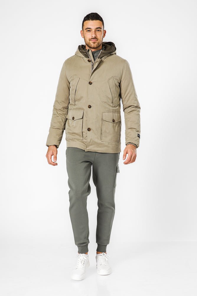 KENNETH COLE - SAGE מעיל פארקה דוחה מים - MASHBIR//365