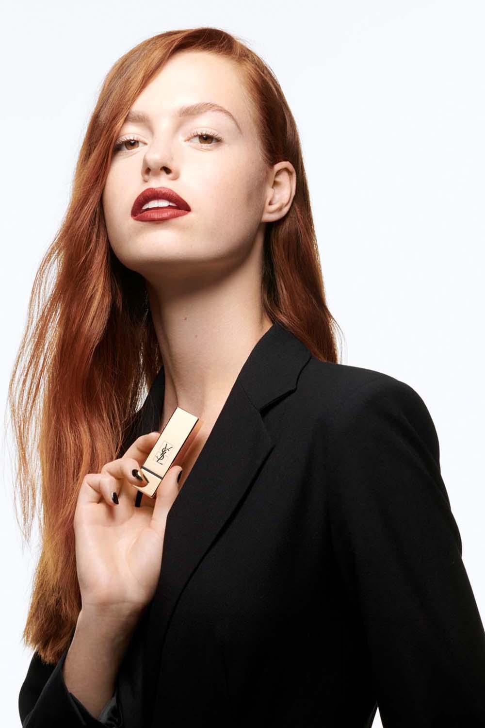 Yves Saint Laurent - שפתון ROUGE PUR COUTURE פיגמנטי ועמיד במיוחד בגימור משי - MASHBIR//365