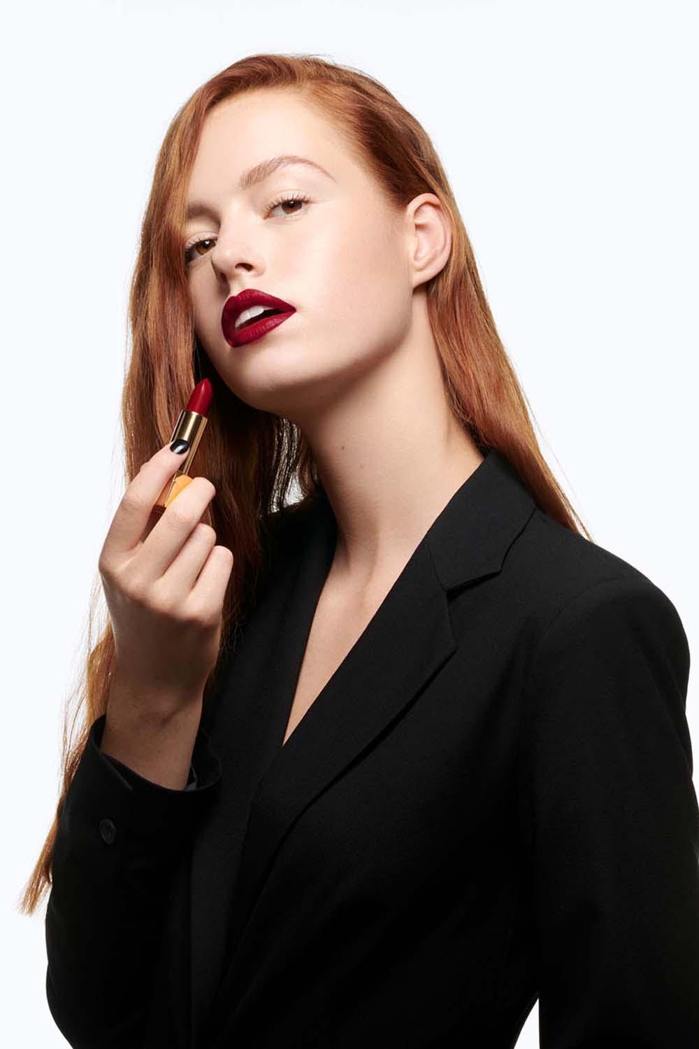 Yves Saint Laurent - שפתון ROUGE PUR COUTURE פיגמנטי ועמיד במיוחד בגימור משי - MASHBIR//365