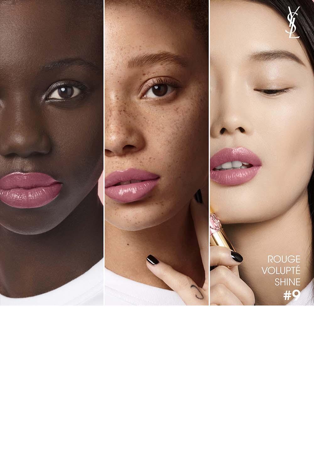 Yves Saint Laurent - שפתון ROUGE VOLUPTE SHINE מועשר בלחות גימור מבריק - MASHBIR//365