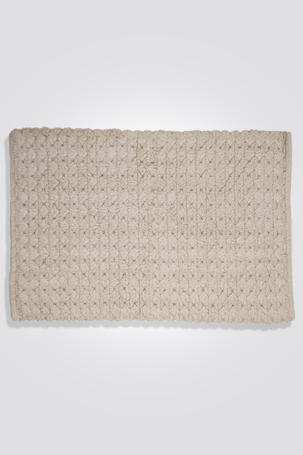 KENNETH COLE - שטיח אמבט ארוג כותנה 50/80 בצבע בז' - MASHBIR//365