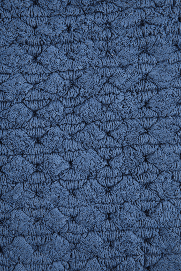 KENNETH COLE - שטיח אמבט ארוג כותנה 50/80 בצבע כחול - MASHBIR//365