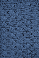 KENNETH COLE - שטיח אמבט ארוג כותנה 50/80 בצבע כחול - MASHBIR//365