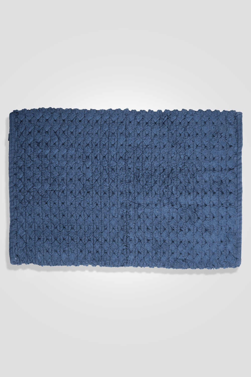 KENNETH COLE - שטיח אמבט ארוג כותנה 50/80 בצבע כחול - MASHBIR//365