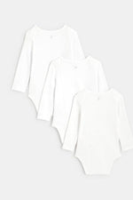 OBAIBI - שלישיית בגדי גוף שרוול ארוך הדפס ארנב לתינוקות - MASHBIR//365