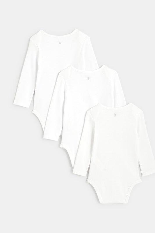 OBAIBI - שלישיית בגדי גוף שרוול ארוך הדפס ארנב לתינוקות - MASHBIR//365