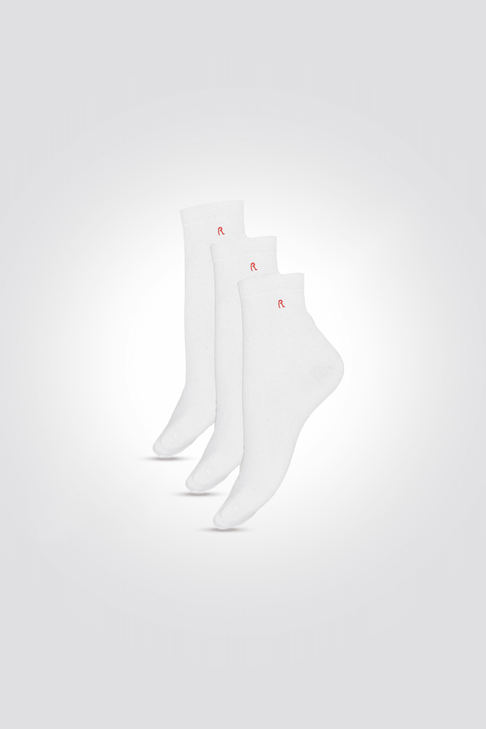 REPLAY - שלישיית גרבי רבע לגברים בצבע לבן - MASHBIR//365