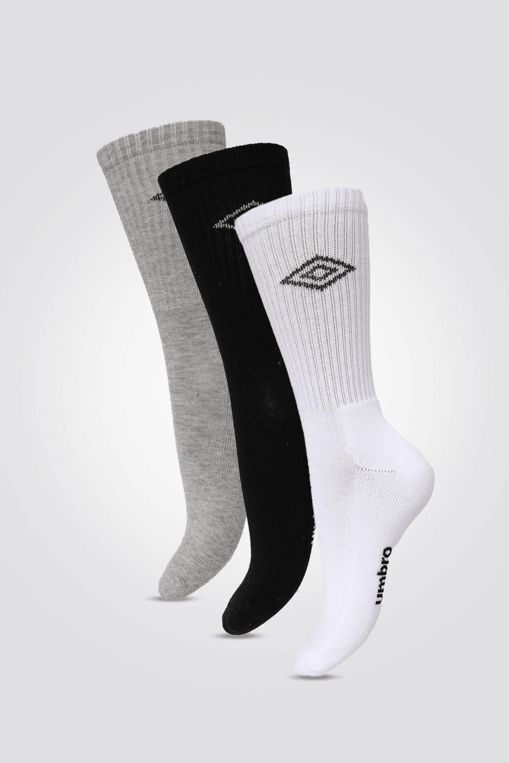 UMBRO - שלישיית גרבי ספורט 35-41 מעורב - MASHBIR//365
