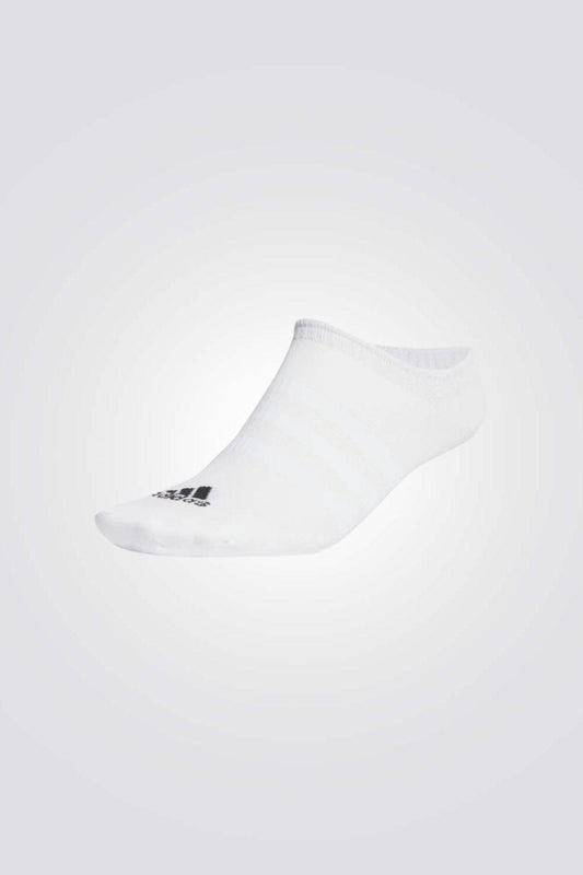 ADIDAS - שלישיית גרבי סניקרס ADIDAS בצבע לבן - MASHBIR//365