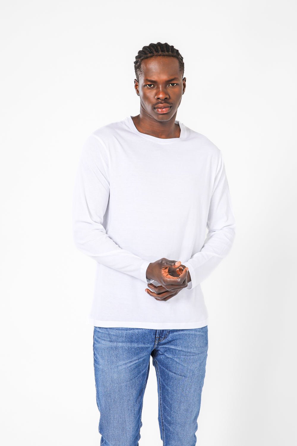 COOL 32 - שלישיית גופיות כותנה לגבר בצבע לבן - MASHBIR//365