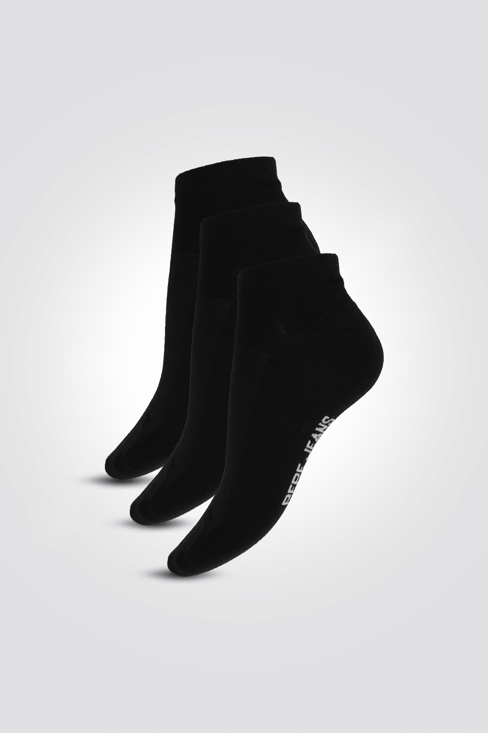 PEPE JEANS - שלישיית קרסוליות בצבע שחור - MASHBIR//365