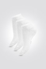 COOL 32 - שלישיית קרסוליות FOOTY בצבע לבן - MASHBIR//365