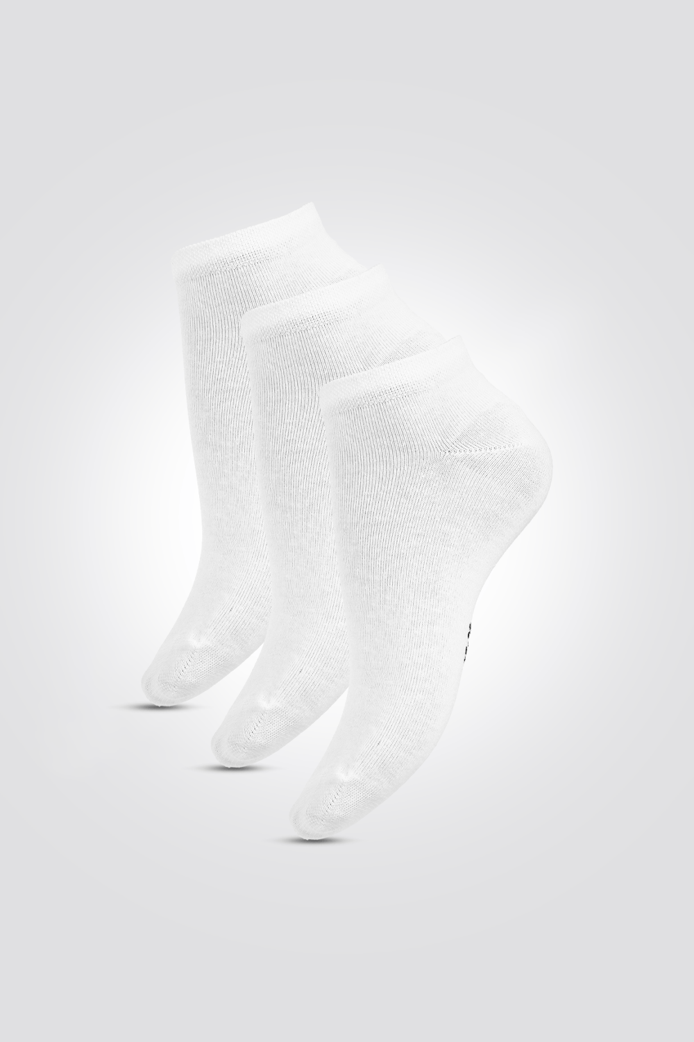 COOL 32 - שלישיית קרסוליות FOOTY בצבע לבן - MASHBIR//365