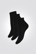 COOL 32 - שלישיית קרסוליות FOOTY בצבע שחור - MASHBIR//365