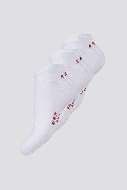 REPLAY - שלישיית קרסוליות לנשים לבן/שחור/מעורב - MASHBIR//365