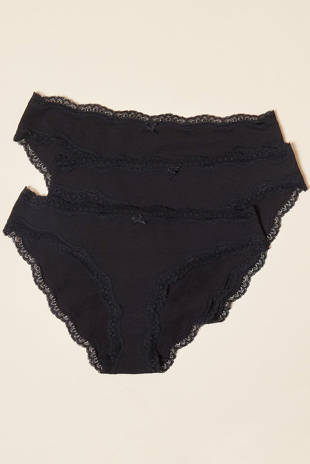 ETAM - שלישיית תחתוני מיני JIM בצבע שחור - MASHBIR//365