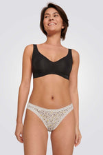 SLOGGI - שלישיית תחתוני טנגה 24/7 WEEKEND בגווני סגול - MASHBIR//365