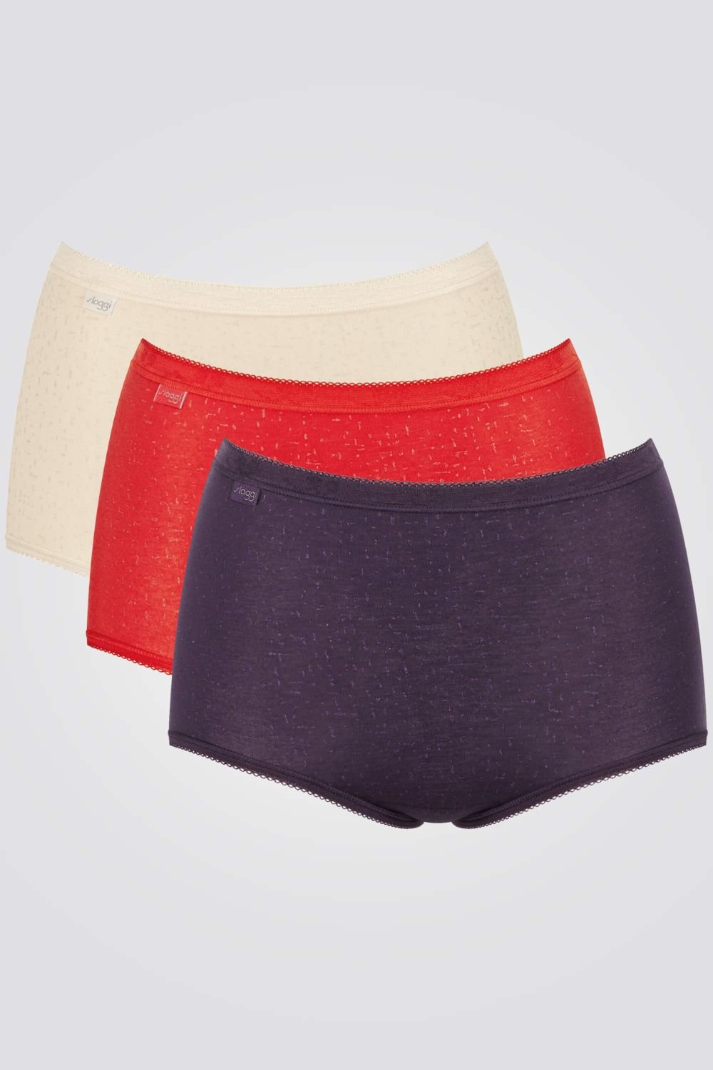 SLOGGI - שלישיית תחתונים Basic+ Maxi C3P Holiday בצבעים שונים - MASHBIR//365