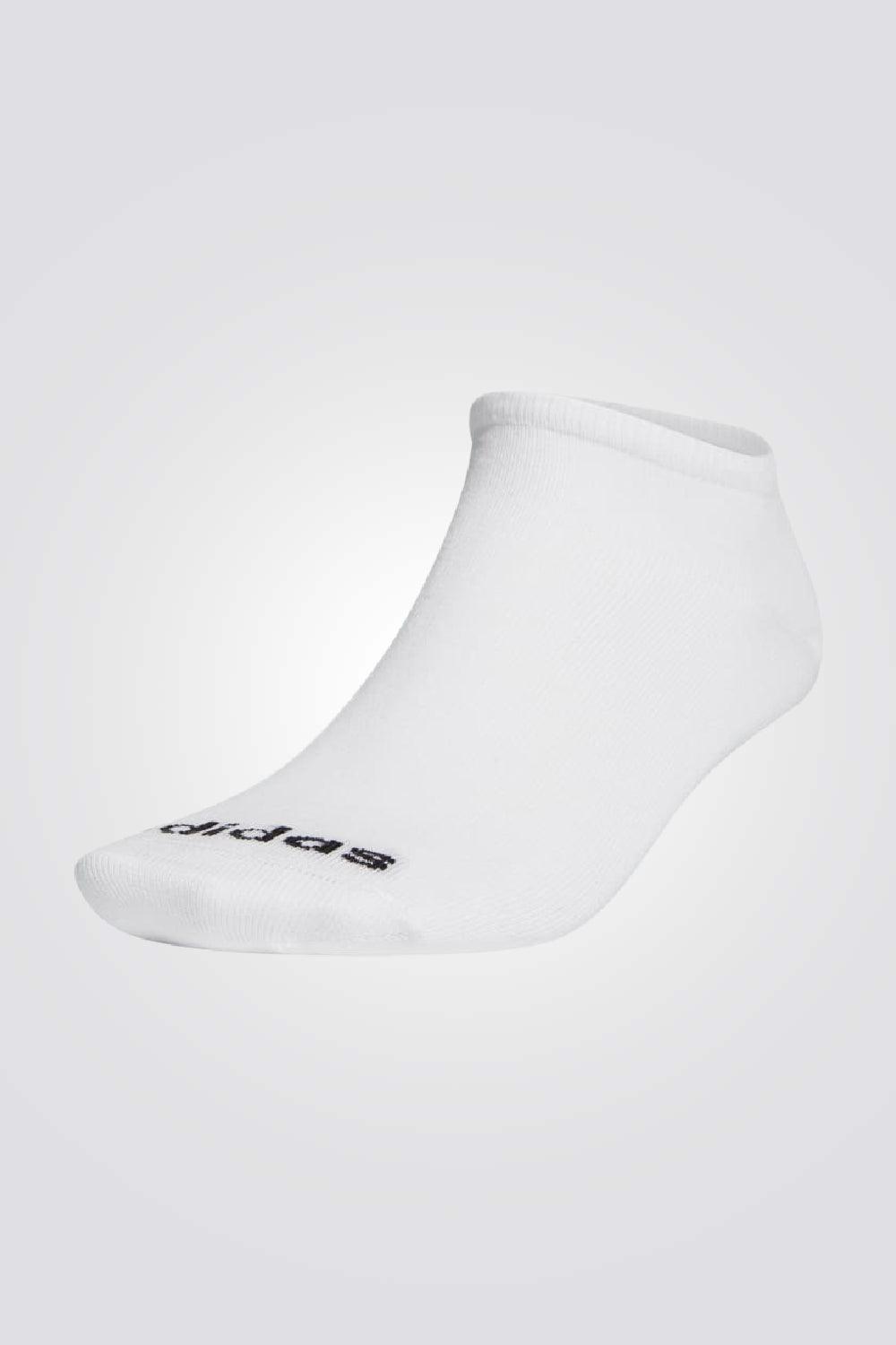 ADIDAS - שלשיית גרביים קצרות בצבע לבן - MASHBIR//365