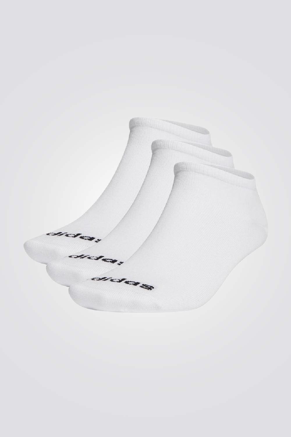 ADIDAS - שלשיית גרביים קצרות בצבע לבן - MASHBIR//365