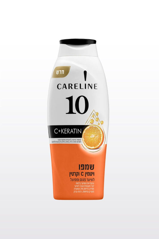 CARELINE - שמפו 10 ויטמין C וקרטין לשיער פגום ומפוצל 700 מ"ל - MASHBIR//365