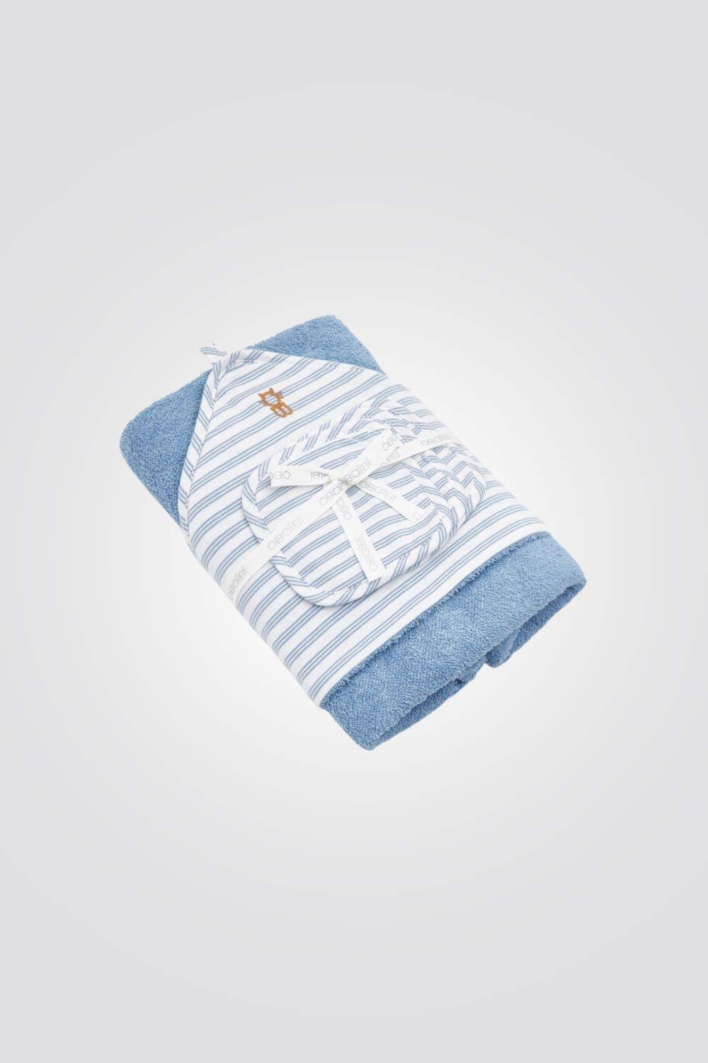 OBAIBI - שכמיית רחצה בצבע תכלת לתינוקות - MASHBIR//365