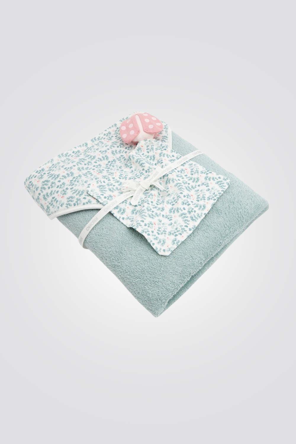 OBAIBI - שכמיית רחצה בצבע טורקיז לתינוקות - MASHBIR//365