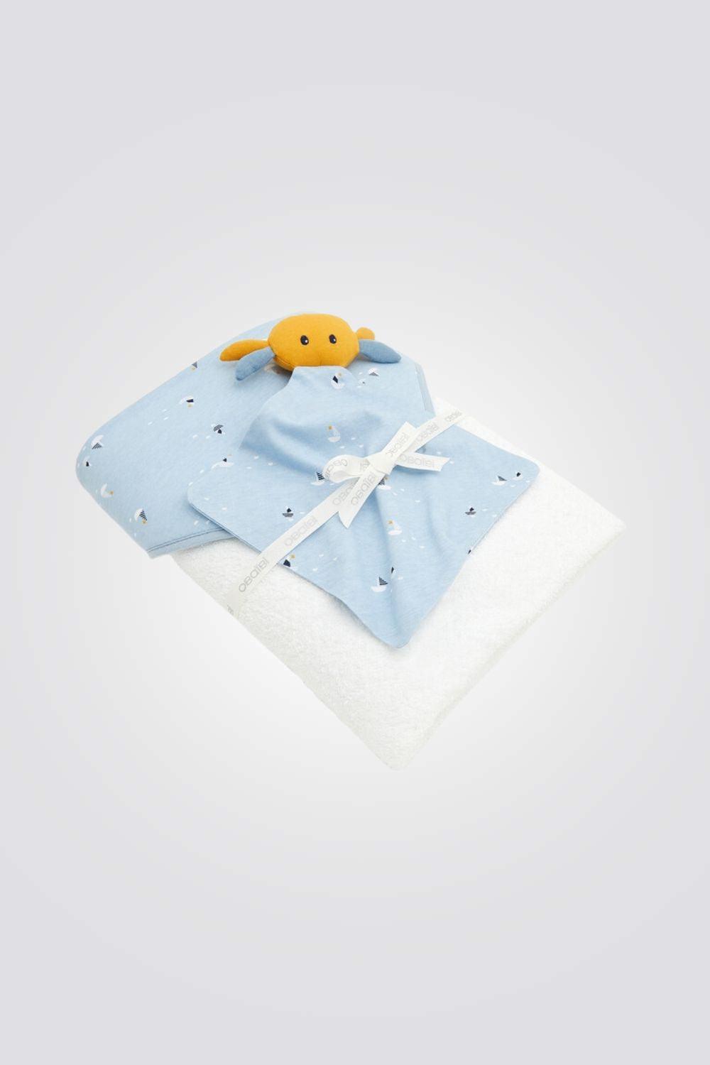 OBAIBI - שכמיית רחצה הדפס סירות לתינוקות - MASHBIR//365