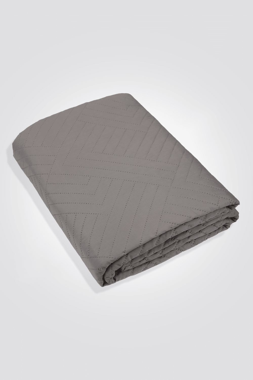 Private Collection - שמיכת קיץ מיקרופייבר 200/220 ס"מ בצבע אפור כהה - MASHBIR//365