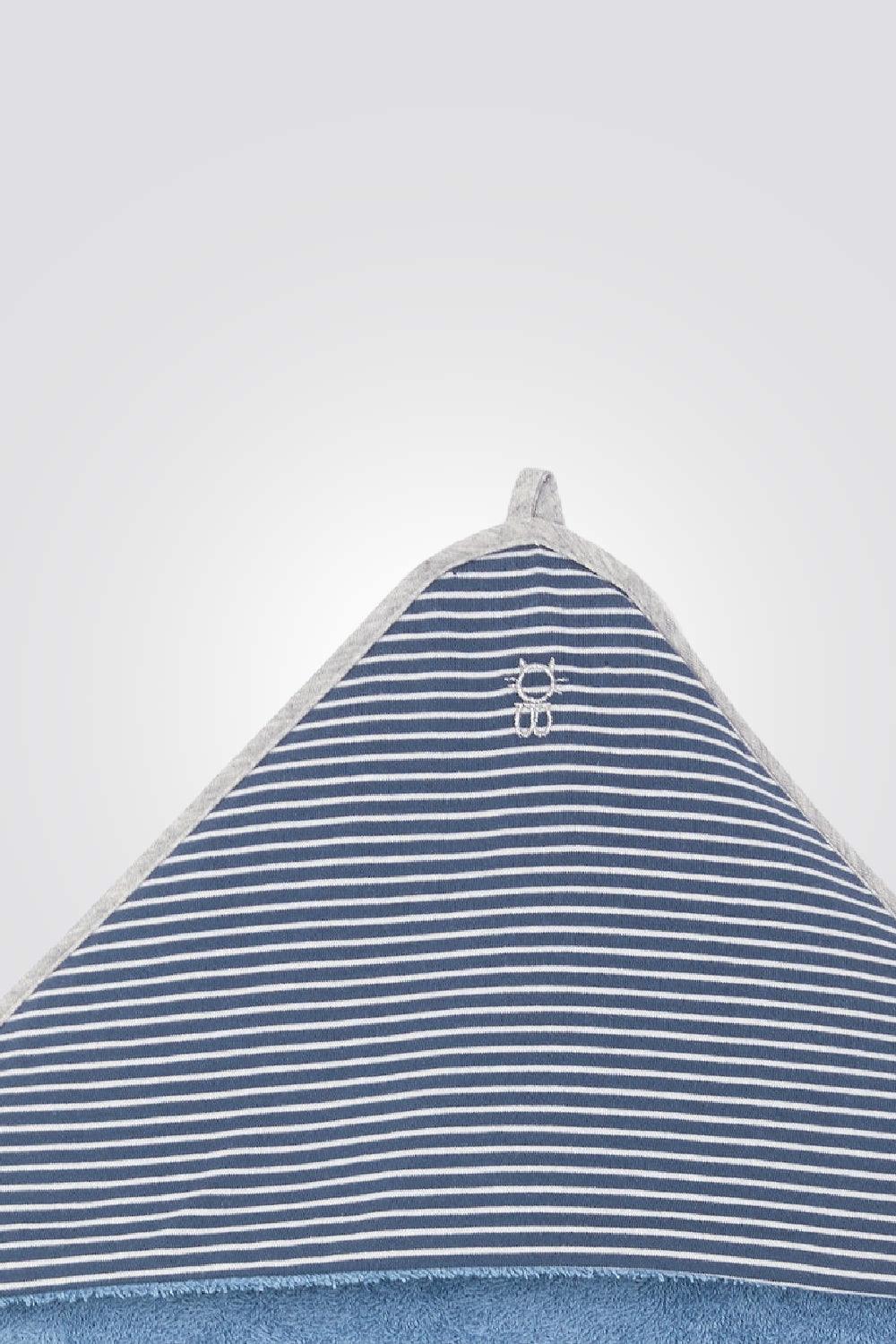 OBAIBI - שמיכת מגבת חתול לתינוקות כחול - MASHBIR//365