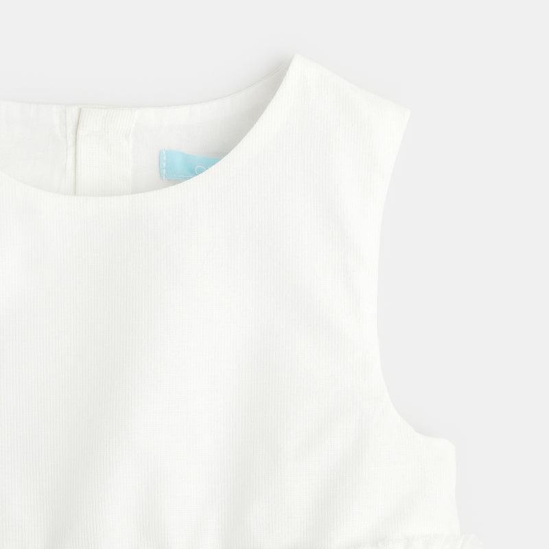 OBAIBI - שמלה אלגנטית לתינוקות בצבע לבן - MASHBIR//365