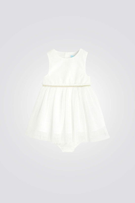 OBAIBI - שמלה אלגנטית לתינוקות בצבע לבן - MASHBIR//365
