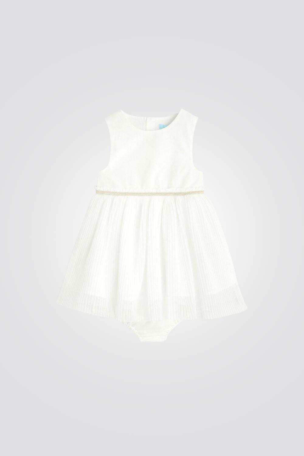 OBAIBI - שמלה אלגנטית לתינוקות בצבע לבן - MASHBIR//365
