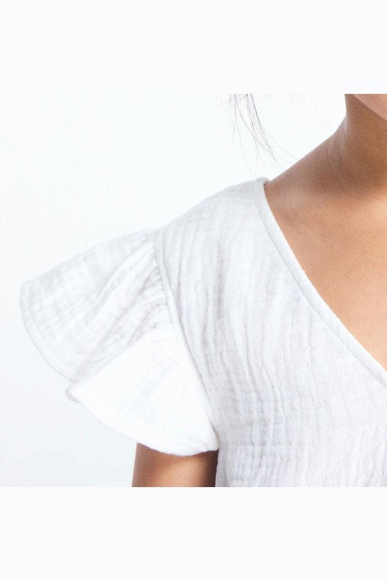 OKAIDI - שמלה בצבע לבן לילדות - MASHBIR//365